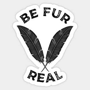 funny fur Sticker